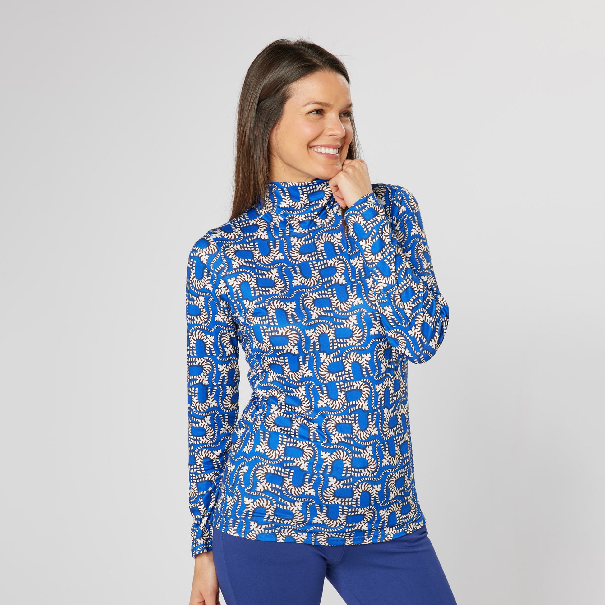 Swing Out Sister Ladies Soft-Touch Roll Neck