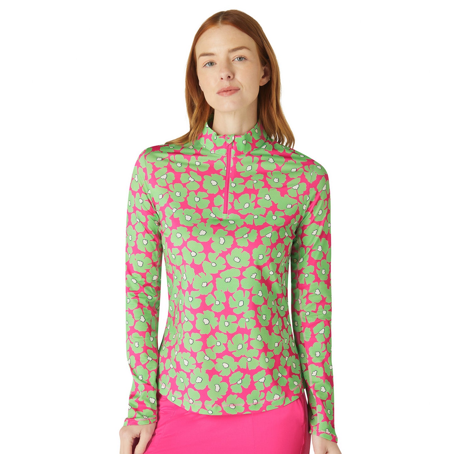 Callaway Ladies Golf Top with Floral Print Design