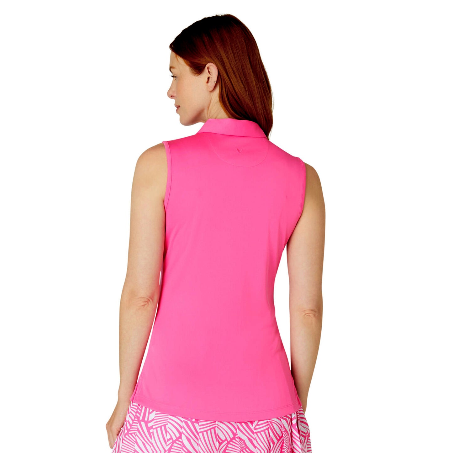 Callaway Ladies Sleeveless Tournament Golf Polo