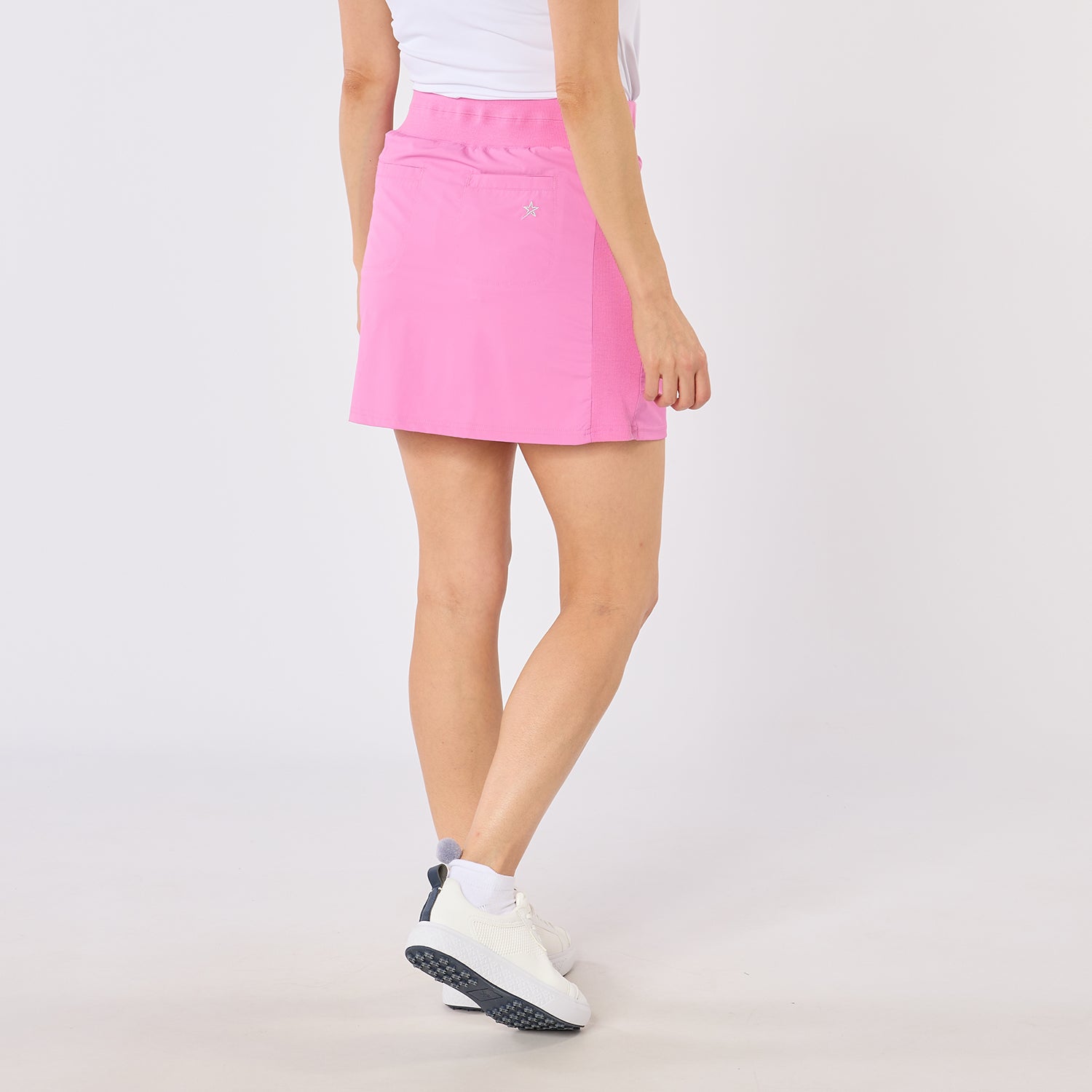 Swing Out Sister Ladies Lightweight Pull-On Skort with Neat Pocket Detail & Comfort Waistband for A Smooth Silhouette