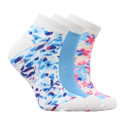 Surpizeshop Ladies 3 Pair Pack of Printed Golf Socks