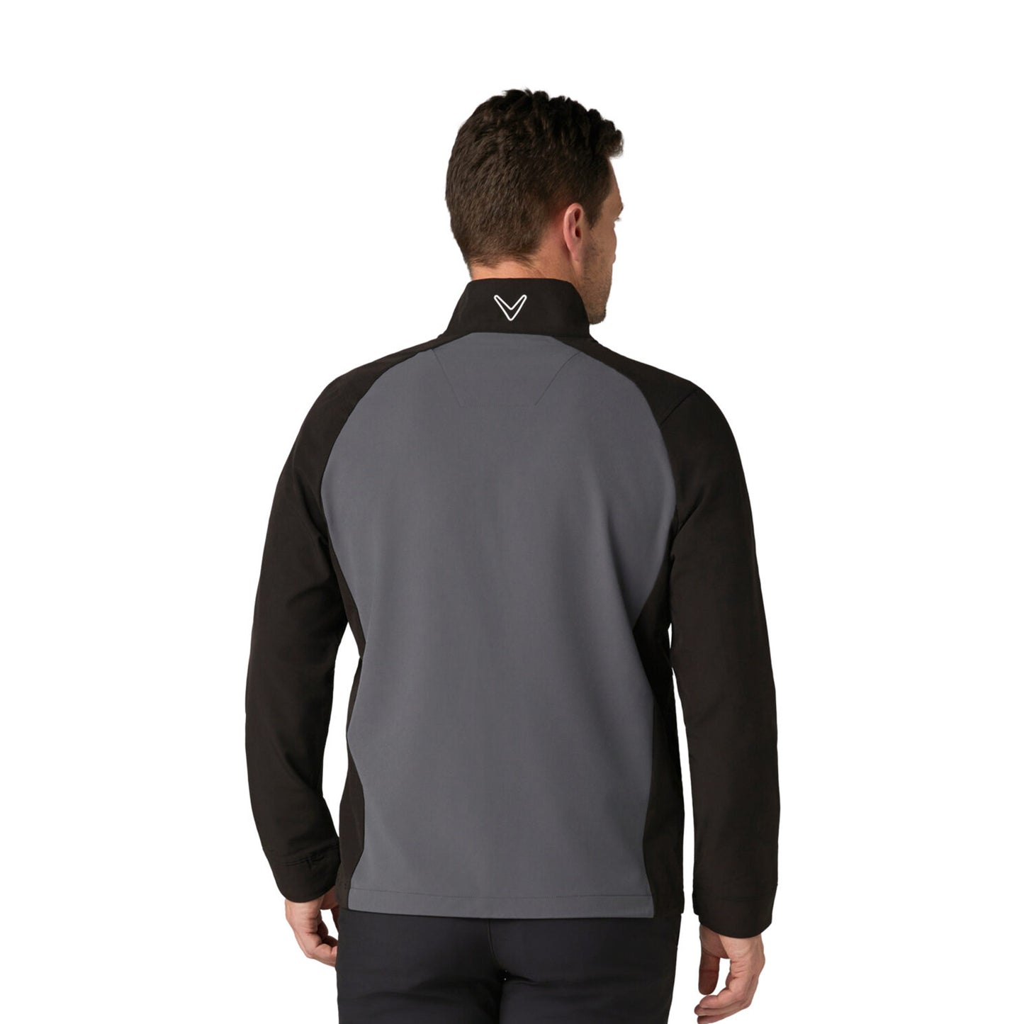 Callaway Mens Colour Block Wind and Water Resistant Golf Jacket